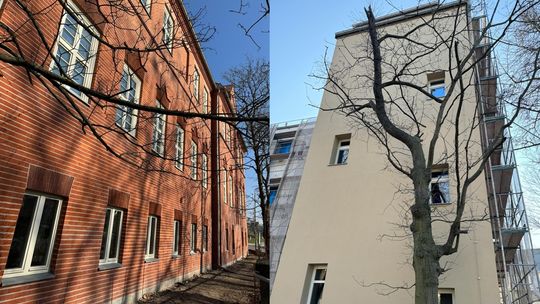 Budynki przy Warszawskiej już nie wyglądają jak z horroru