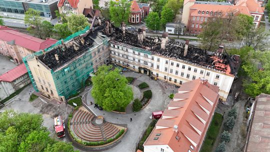 Koszmarny pożar w Gorzowie. Tak obecnie wygląda budynek AJP