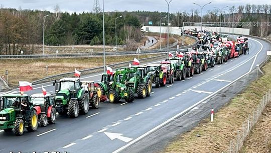 Protest rolników. Zablokowana trasa S3
