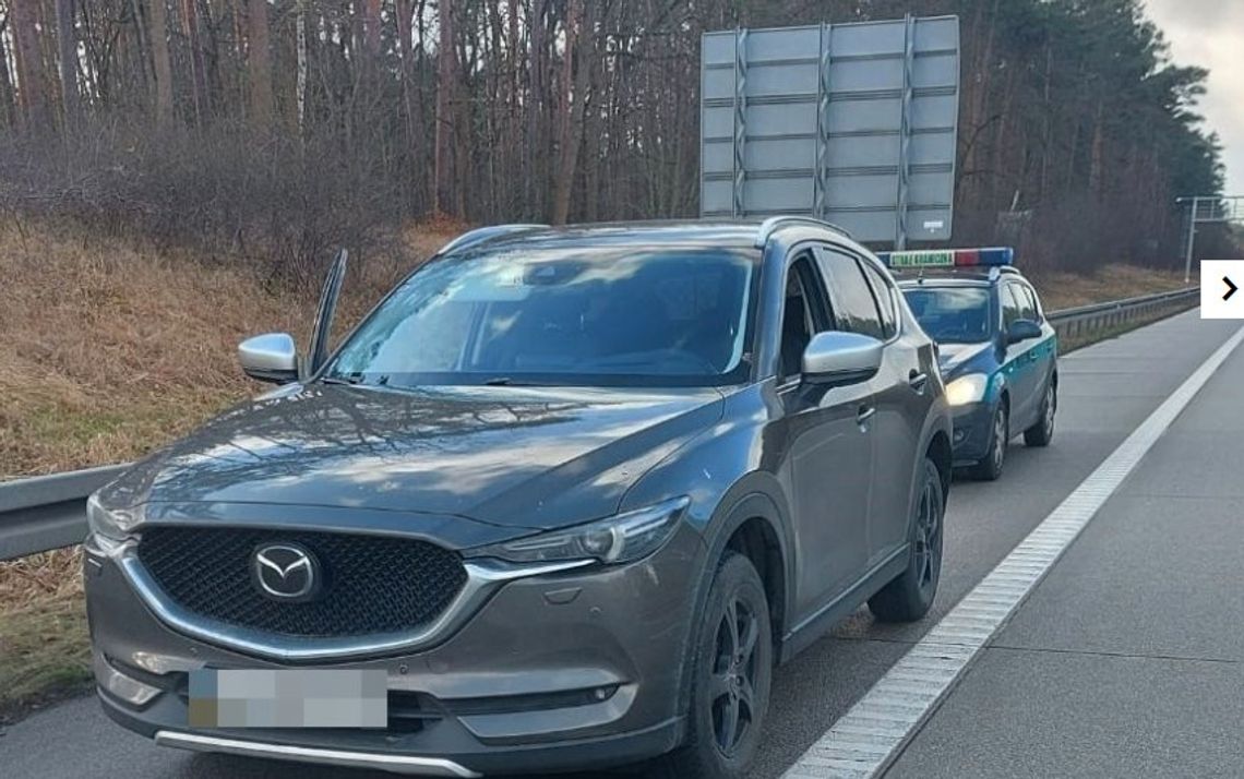35-latek jechał skradzionym autem z Niemiec do Polski