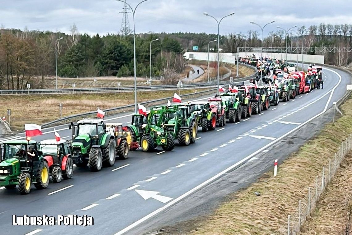 Protest rolników. Zablokowana trasa S3