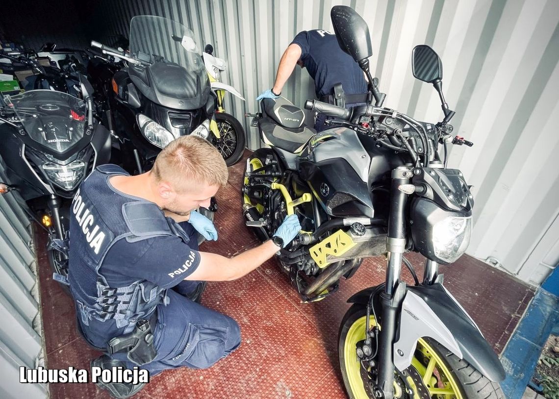 Skradzione motocykle warte 200 tysięcy złotych odzyskane przez policjantów