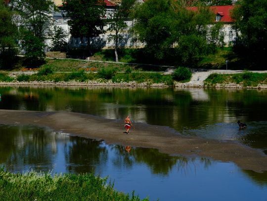 Rekordowo niski poziom Warty w Gorzowie